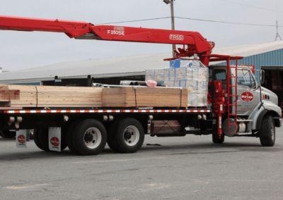 Mid-Cape Home Centers boom truck