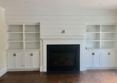 Millwork Shiplap fireplace