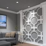 Ekena millwork white decorative wall panel