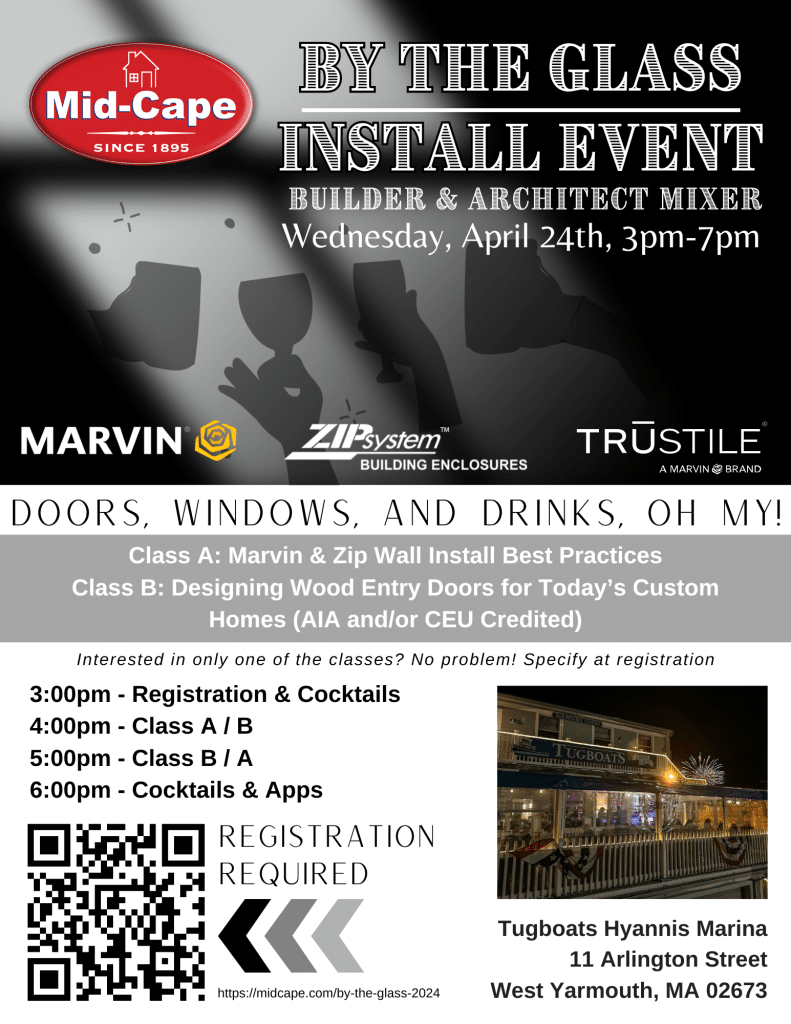 By the Glass event flyer